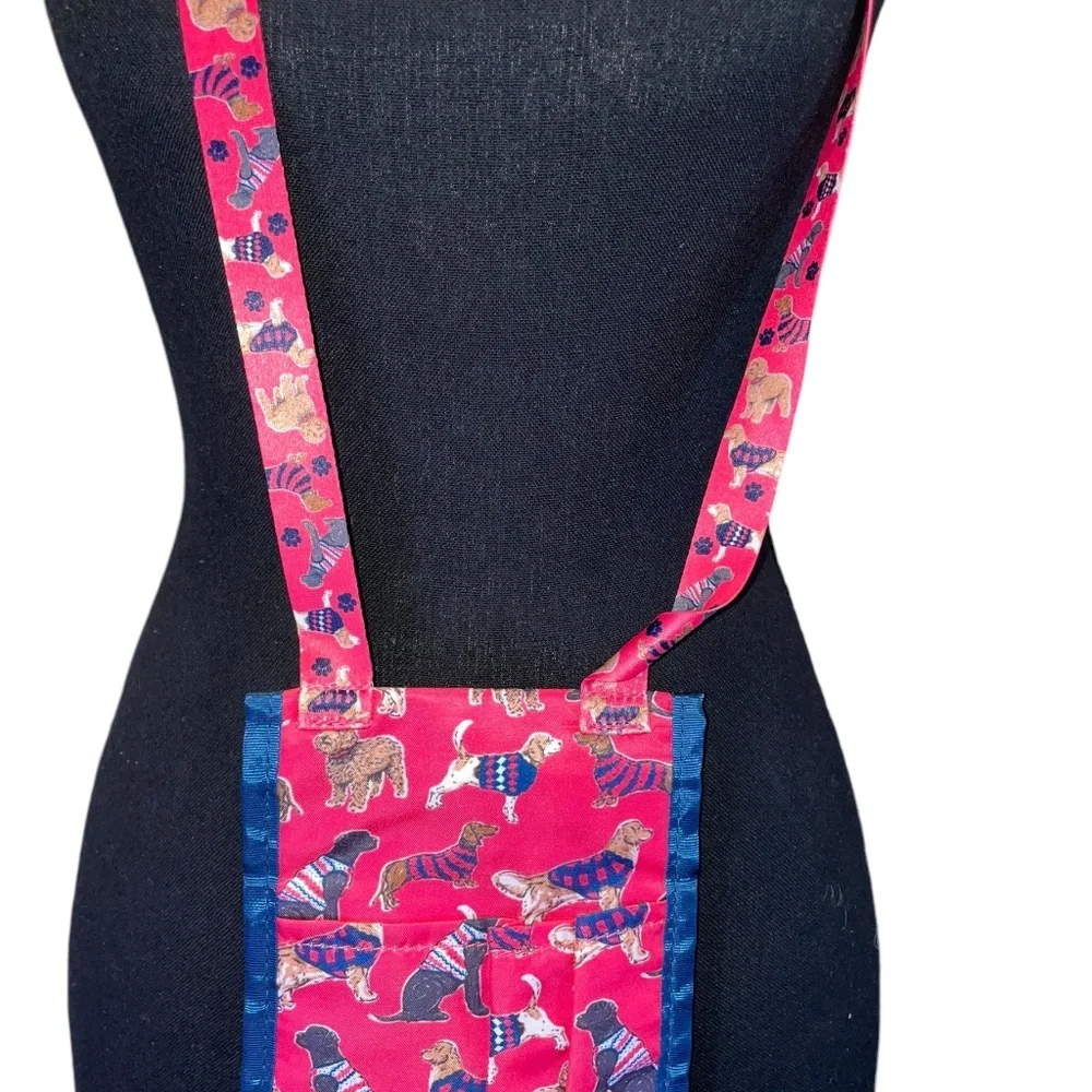 Simply Southern Collection Pink Dog Id‎ Passport Work Lanyard Holder